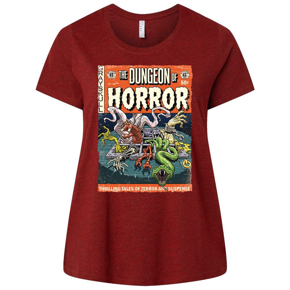 Ladies Curvy Jersey - GGC1D1FD - Cardinal - 10