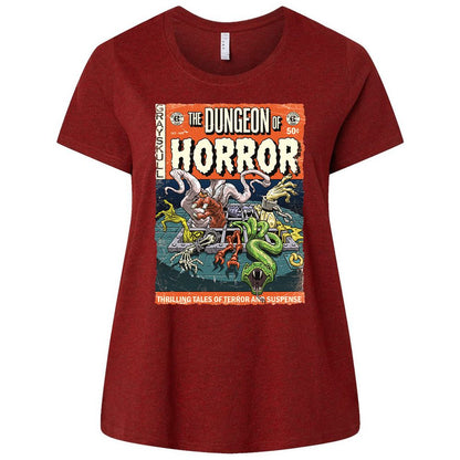 Ladies Curvy Jersey - GGC1D1FD - Cardinal - 10