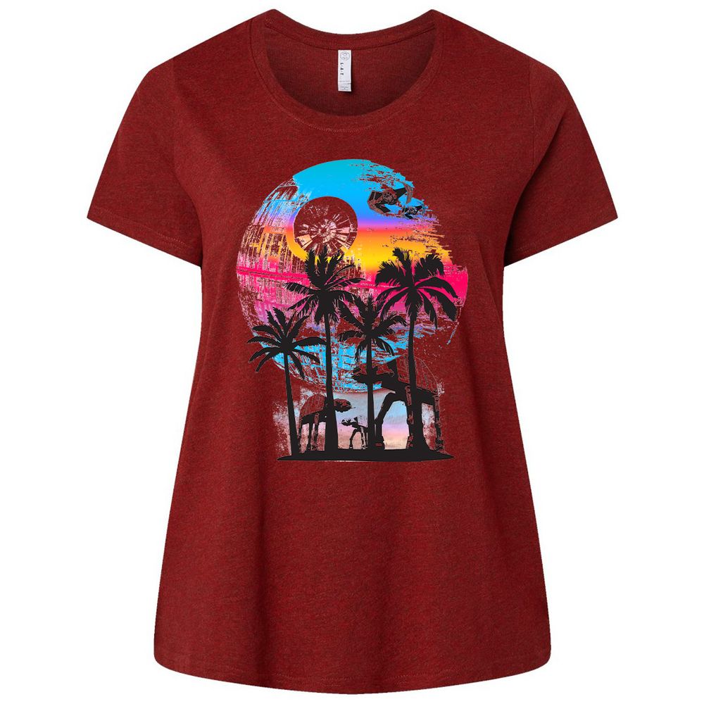 Ladies Curvy Jersey - LFVGDHQY - Cardinal - 10