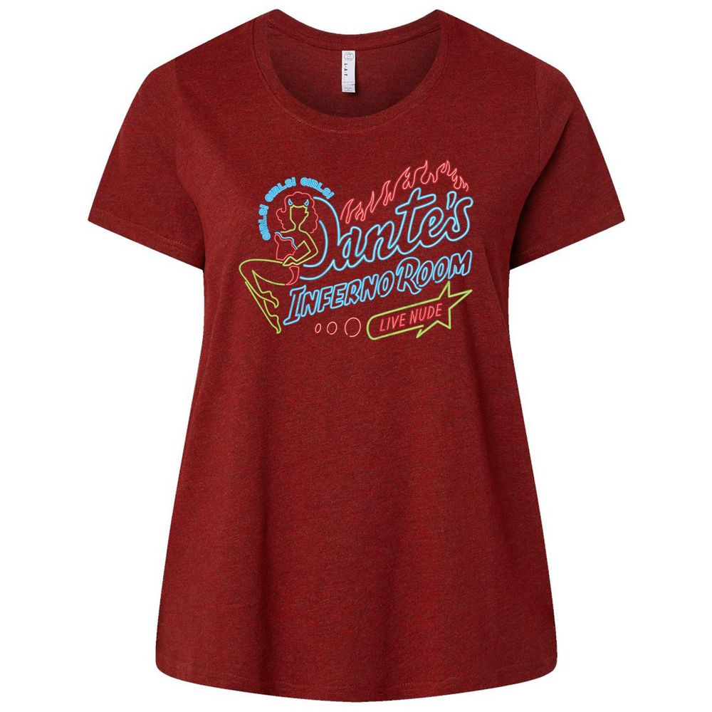 Ladies Curvy Jersey - 1DMUE9V9 - Cardinal - 10