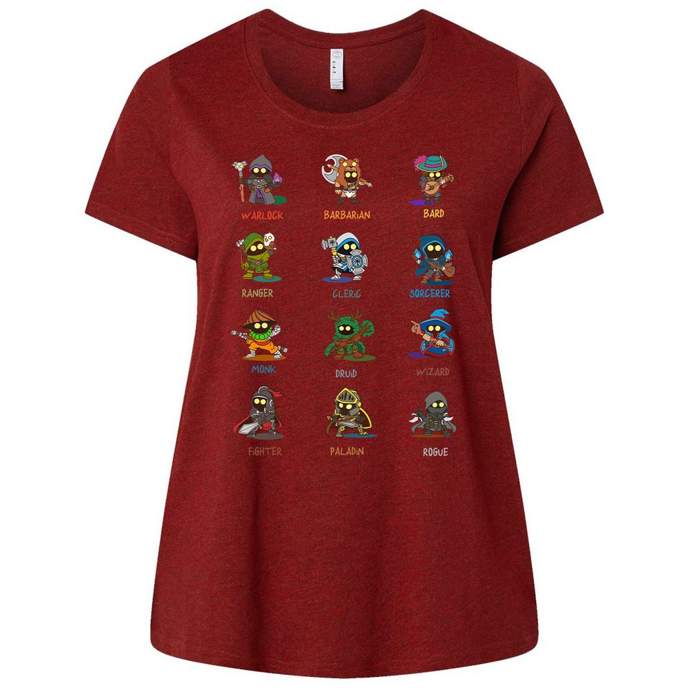 Ladies Curvy Jersey - PZMY6H8Q - Cardinal - 10