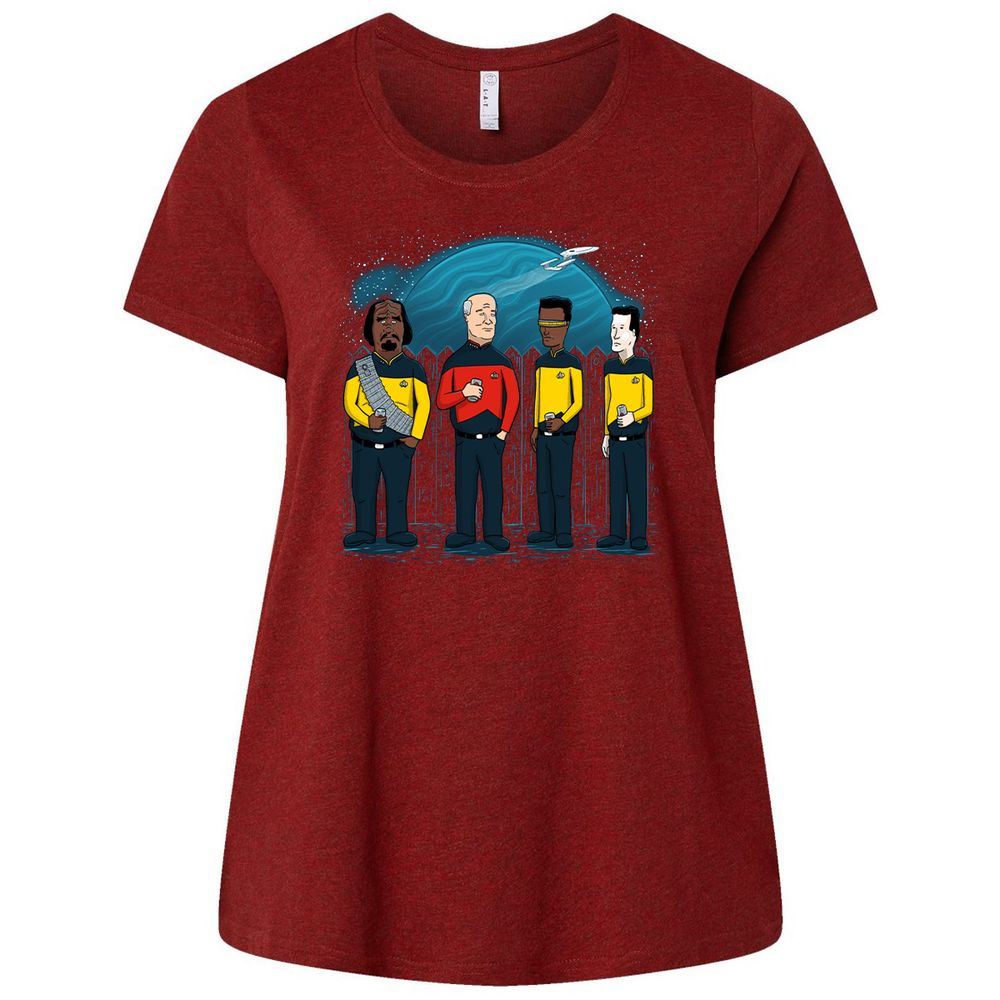 Ladies Curvy Jersey - E4N81BXW - Cardinal - 10