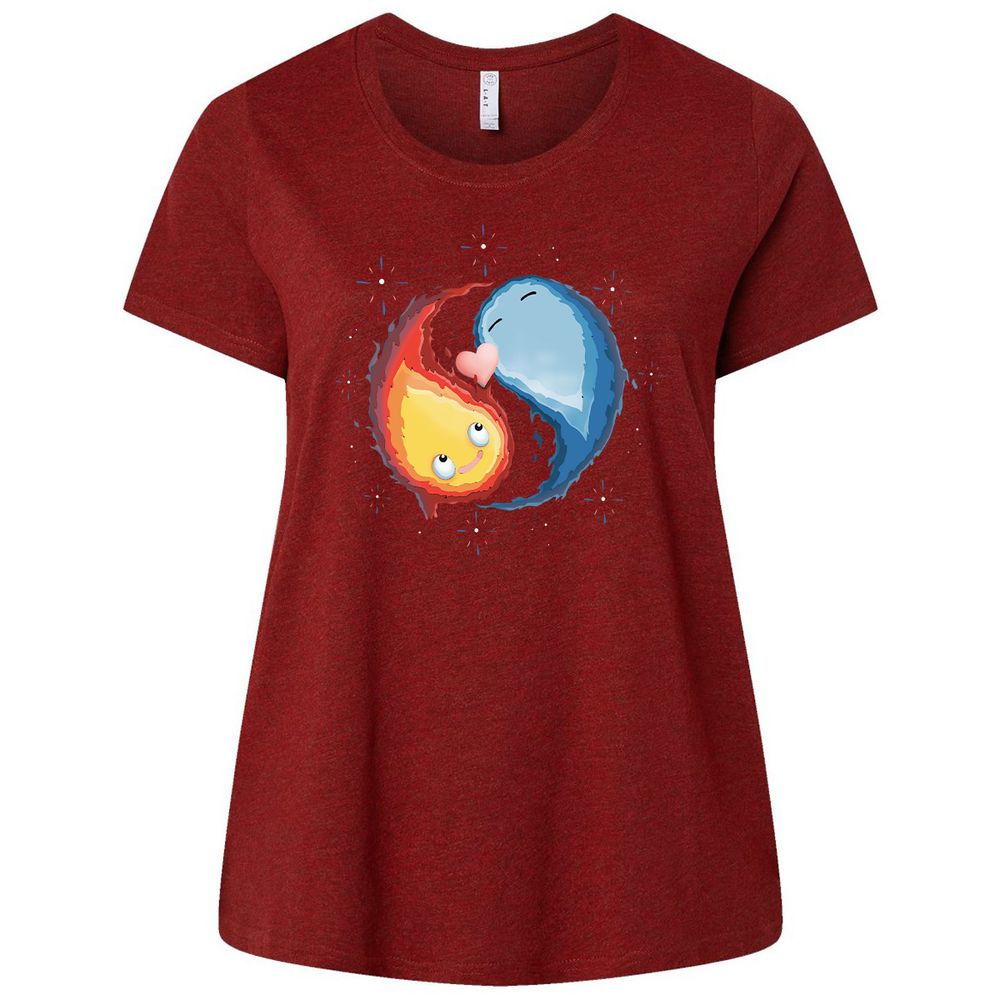 Ladies Curvy Jersey - LQWNEQXA - Cardinal - 10