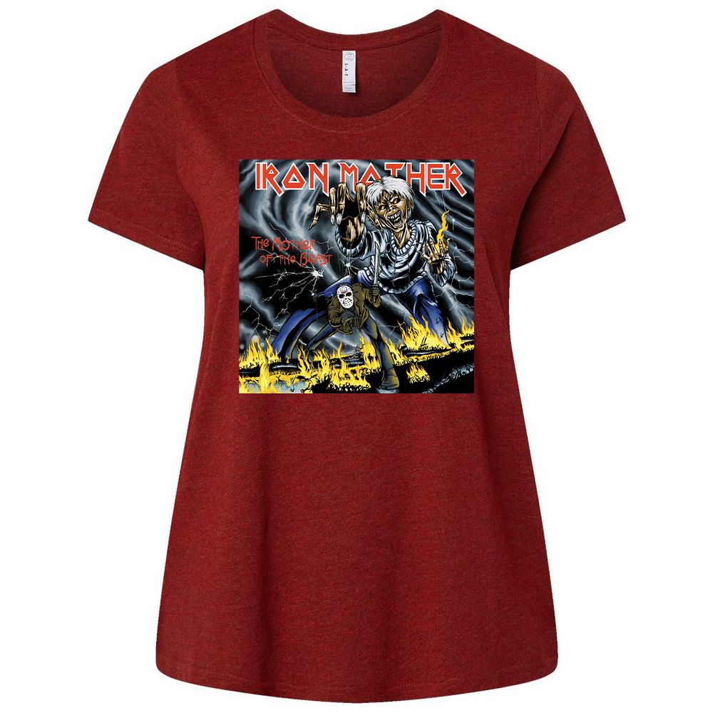 Ladies Curvy Jersey - ME21YYR7 - Cardinal - 10