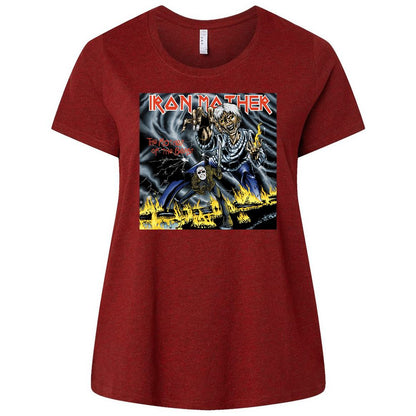 Ladies Curvy Jersey - ME21YYR7 - Cardinal - 10