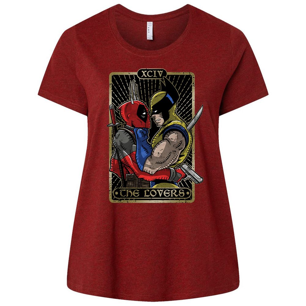 Ladies Curvy Jersey - E4KS16Z5 - Cardinal - 10