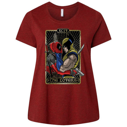 Ladies Curvy Jersey - E4KS16Z5 - Cardinal - 10