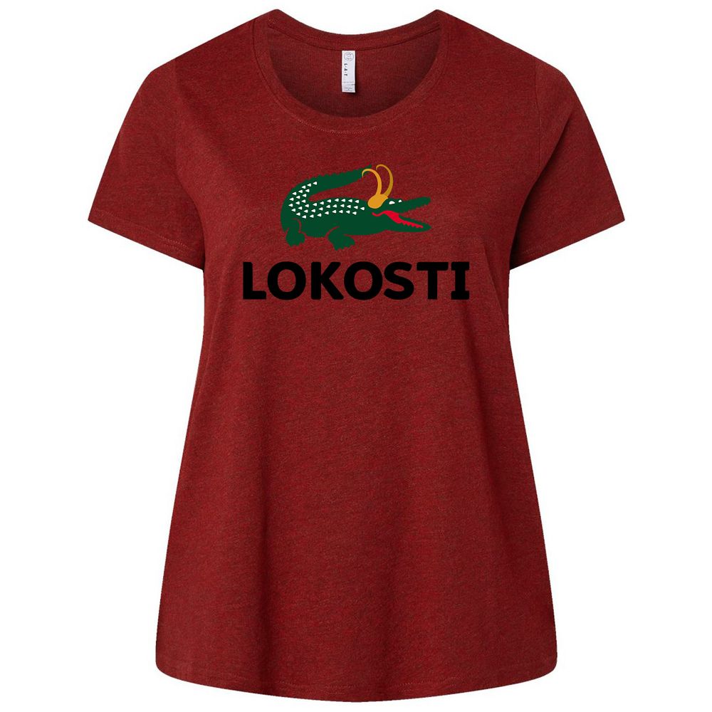 Ladies Curvy Jersey - UBZMNYLQ - Cardinal - 10