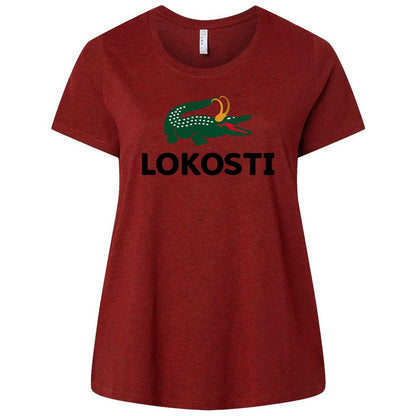 Ladies Curvy Jersey - UBZMNYLQ - Cardinal - 10