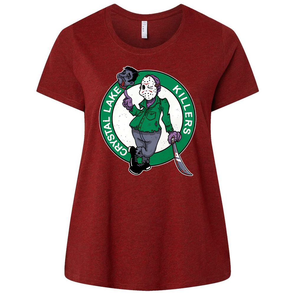 Ladies Curvy Jersey - Y6MK3JCQ - Cardinal - 10