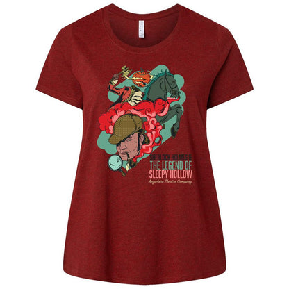 Ladies Curvy Jersey - 7D4A71BB - Cardinal - 10