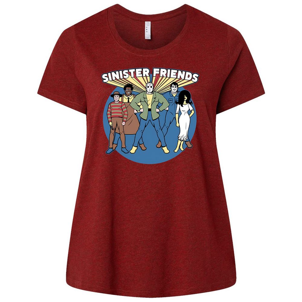 Ladies Curvy Jersey - 563BPHKV - Cardinal - 10