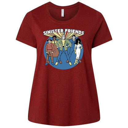 Ladies Curvy Jersey - 563BPHKV - Cardinal - 10