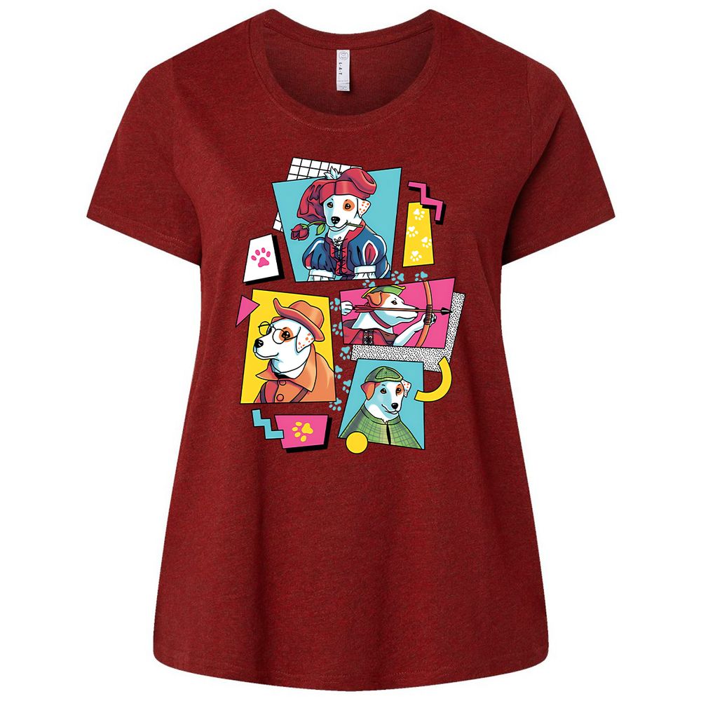 Ladies Curvy Jersey - 9WYRC8QH - Cardinal - 10