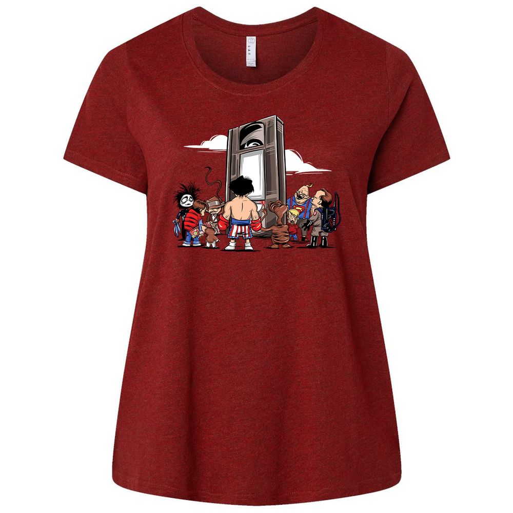 Ladies Curvy Jersey - F4C76SB5 - Cardinal - 10