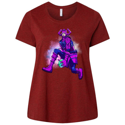 Ladies Curvy Jersey - XT5GTLU5 - Cardinal - 10