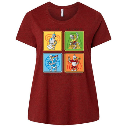 Ladies Curvy Jersey - 5GJ39S7S - Cardinal - 10