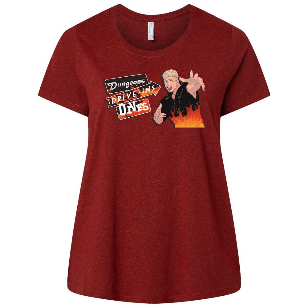 Ladies Curvy Jersey - 6SL4F4R6 - Cardinal - 10