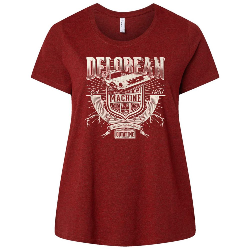 Ladies Curvy Jersey - B6A93NBG - Cardinal - 10