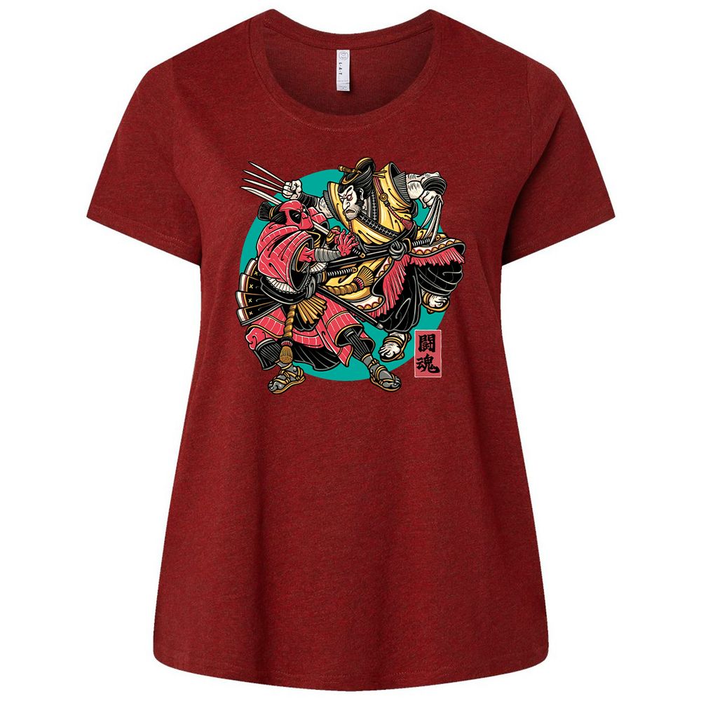 Ladies Curvy Jersey - UZ12LDF1 - Cardinal - 10