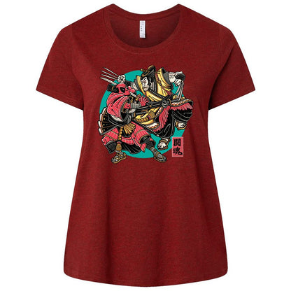 Ladies Curvy Jersey - UZ12LDF1 - Cardinal - 10