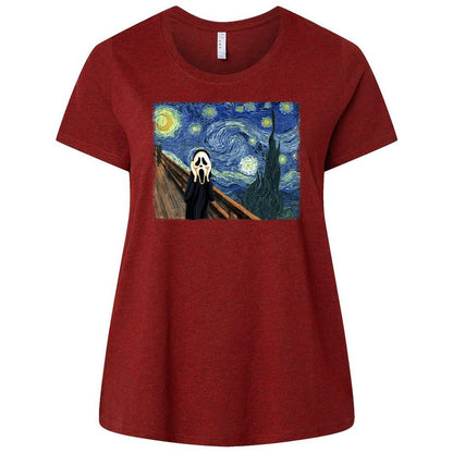 Ladies Curvy Jersey - MYCACDQF - Cardinal - 10