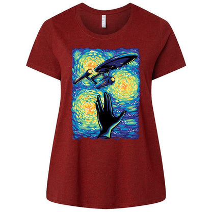 Ladies Curvy Jersey - E9J15BFC - Cardinal - 10