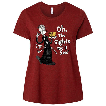 Ladies Curvy Jersey - 674J95ZC - Cardinal - 10