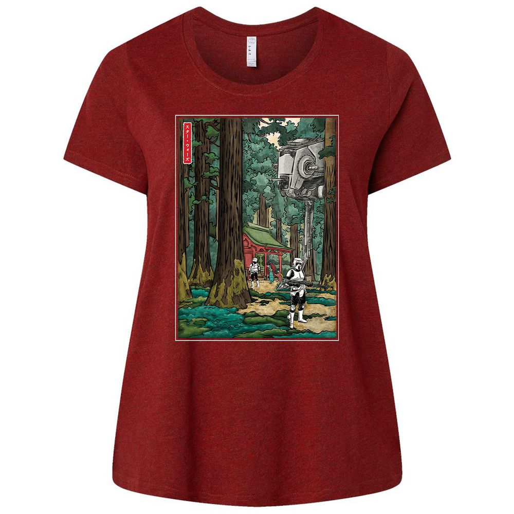 Ladies Curvy Jersey - QKDJFY2W - Cardinal - 10