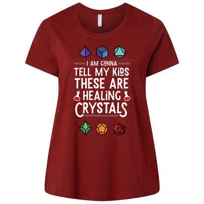 Ladies Curvy Jersey - 9Z6TL5R8 - Cardinal - 10