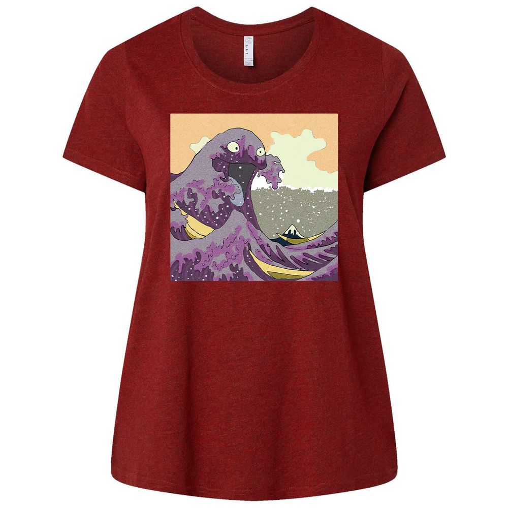 Ladies Curvy Jersey - 9D15JCWR - Cardinal - 10