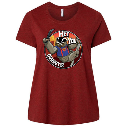 Ladies Curvy Jersey - W2PH9R5E - Cardinal - 10