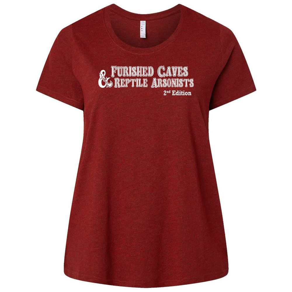 Ladies Curvy Jersey - XDEAFVH9 - Cardinal - 10