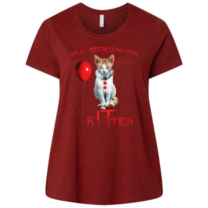 Ladies Curvy Jersey - F67F861G - Cardinal - 10