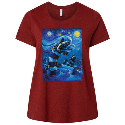 Ladies Curvy Jersey - H1YENY6K - Cardinal - 10