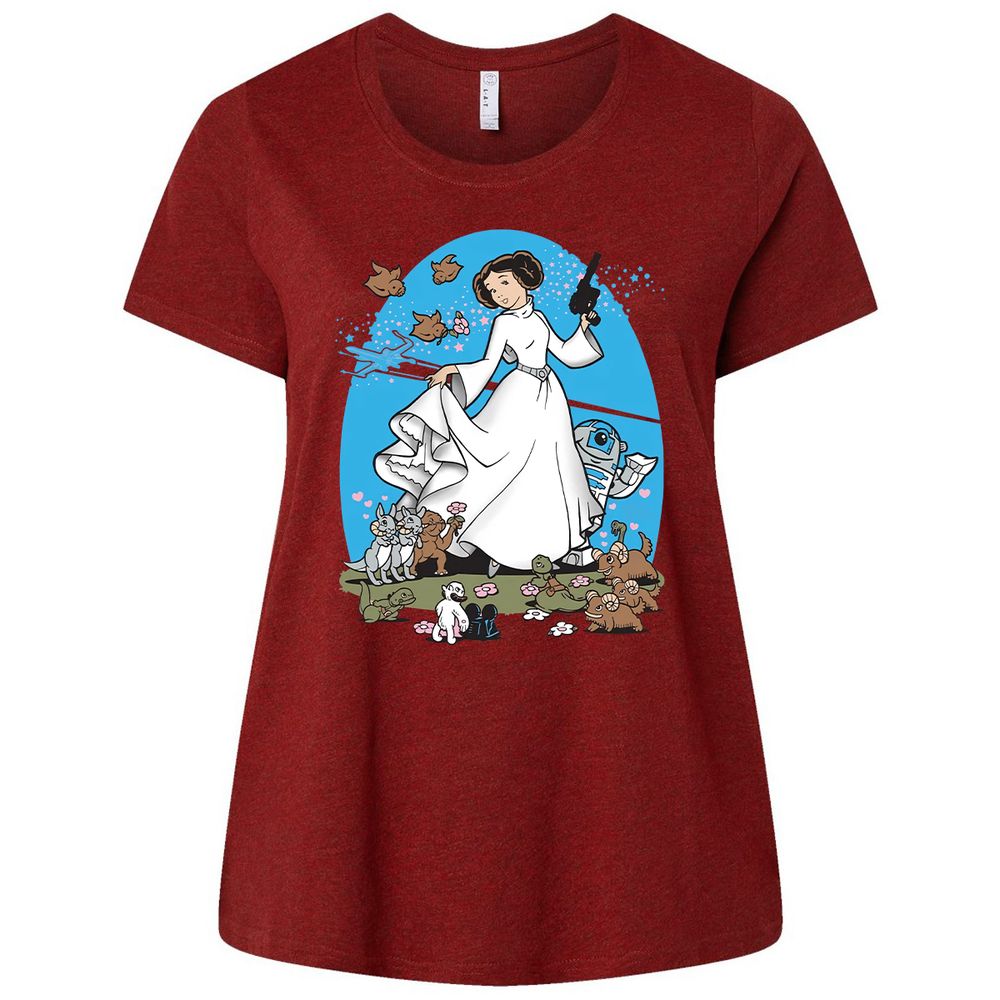 Ladies Curvy Jersey - B1EC43SE - Cardinal - 10