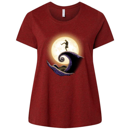 Ladies Curvy Jersey - LA1DBR3P - Cardinal - 10