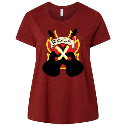 Ladies Curvy Jersey - 13W458Q5 - Cardinal - 10