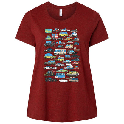 Ladies Curvy Jersey - ZN5178ZT - Cardinal - 10