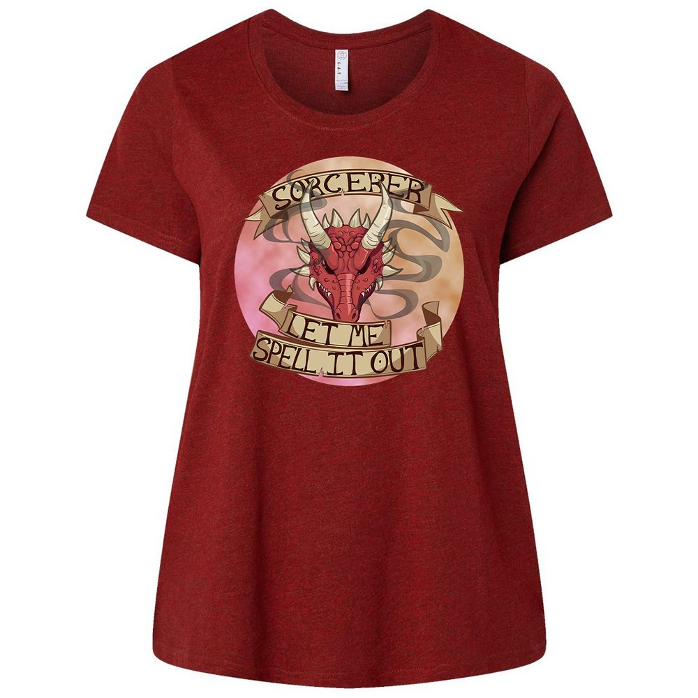 Ladies Curvy Jersey - 8SAB5MPJ - Cardinal - 10