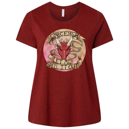 Ladies Curvy Jersey - 8SAB5MPJ - Cardinal - 10