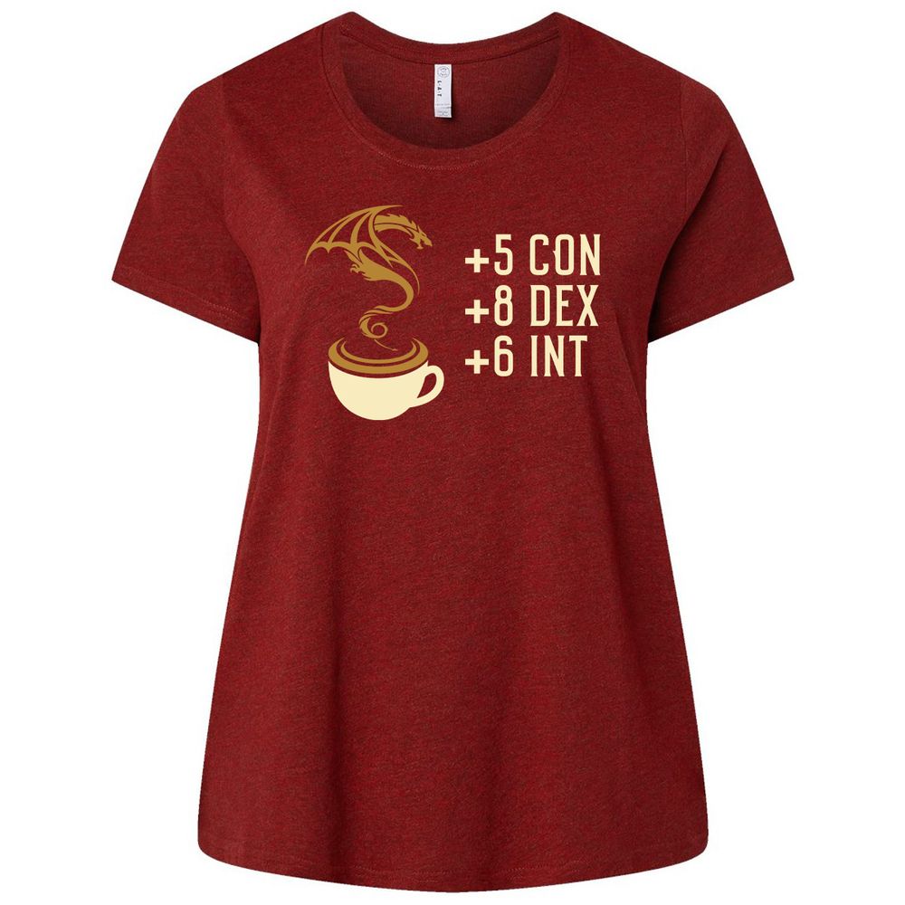 Ladies Curvy Jersey - KMRQ5CFZ - Cardinal - 10