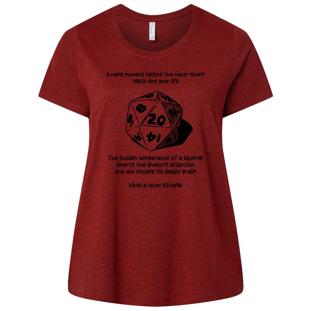 Ladies Curvy Jersey - SHDQC4XS - Cardinal - 10