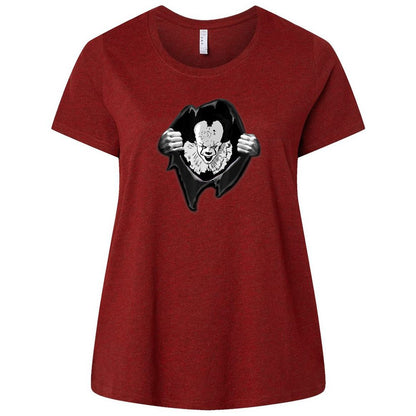 Ladies Curvy Jersey - 6RHW8QUS - Cardinal - 10