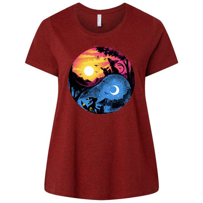 Ladies Curvy Jersey - MMZSHB2Z - Cardinal - 10