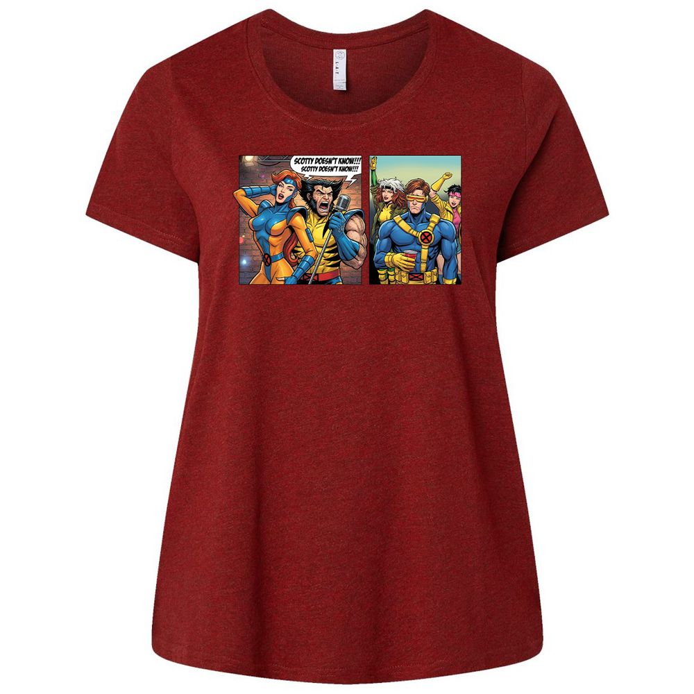 Ladies Curvy Jersey - UWR2K8XZ - Cardinal - 10