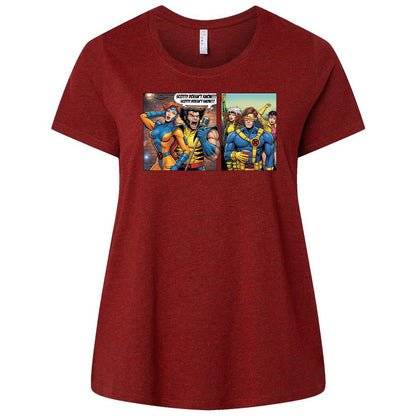 Ladies Curvy Jersey - UWR2K8XZ - Cardinal - 10