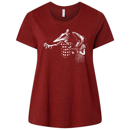 Ladies Curvy Jersey - 5WTKU82J - Cardinal - 10