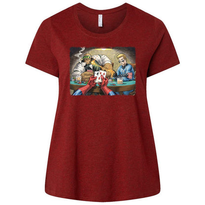 Ladies Curvy Jersey - RA4488JA - Cardinal - 10