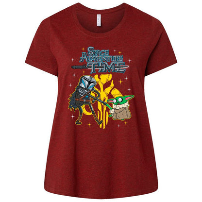 Ladies Curvy Jersey - ZFAGCHSQ - Cardinal - 10